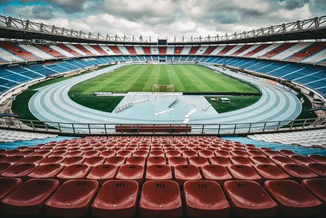 Tribunas y campo del Estadio Metropolitano