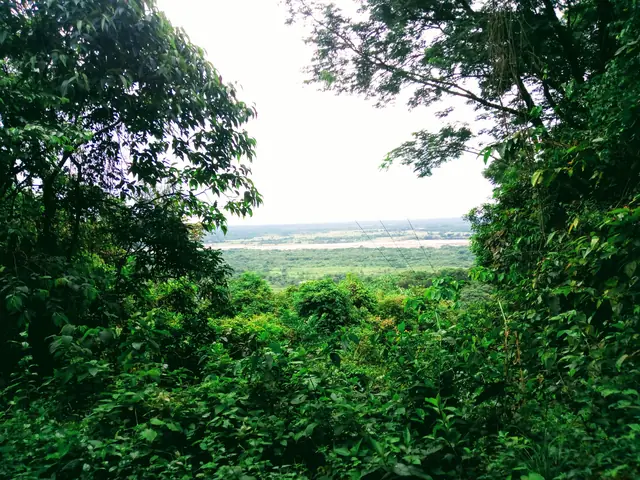 Paisaje de Villavicencio, Meta, desde la montaña