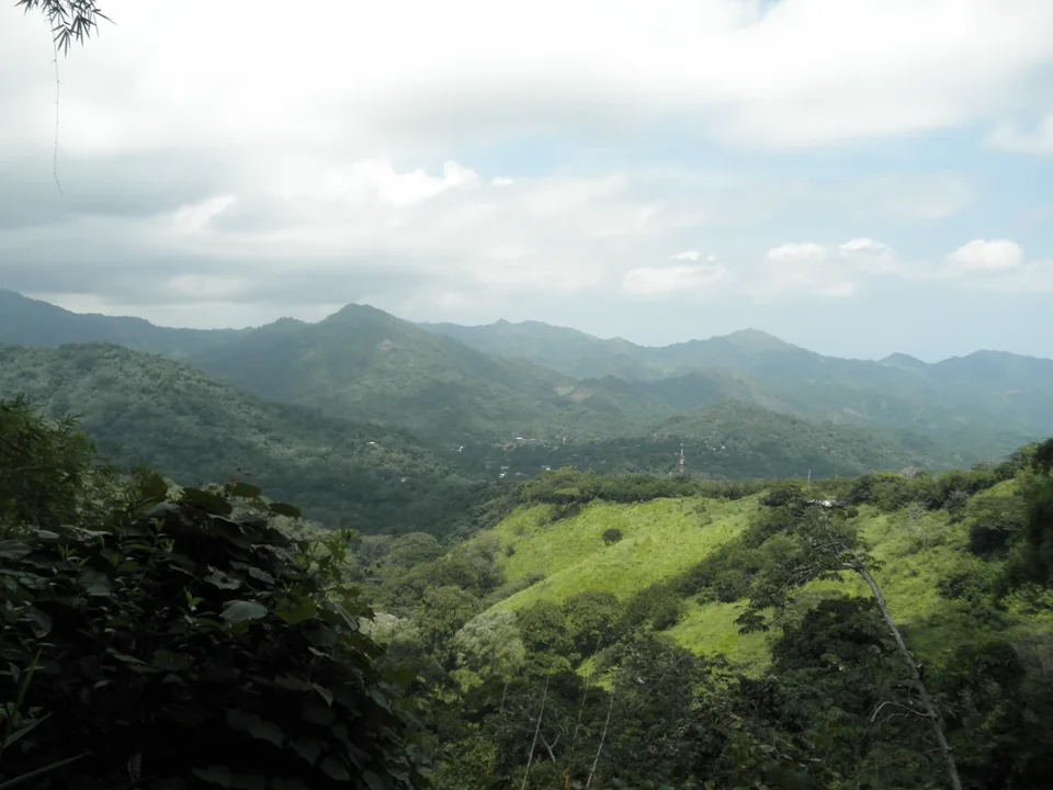 Vista de Minca y sus montañas, Magdalena